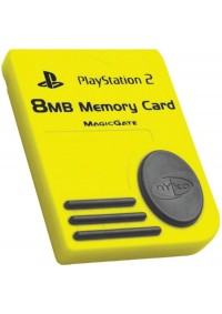 Carte Mémoire Pour PS2 / Playstation 2 8MB Par Nyko - Jaune